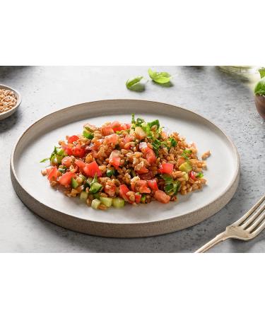 Organic Italian Steel Cut Farro  1.5 Pounds  Non-GMO  Cracked Pearled Wheat Grain  Non-Irradiated  Vegan  Bulk. Easy to Cook. Rich in Fiber  Protein. Perfect for Cereal  Porridge  Soups  Salads - Buy Online on SooperMarket.com