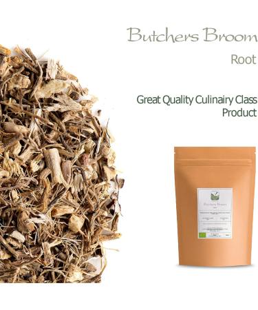 Organic Butchers Broom Root - Premium Quality Ruscus Aculeatus 200g - Buy Online on SooperMarket.com