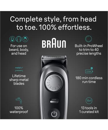 Braun Electric Razor for Men Series 9 Pro 9465cc Wet & Dry Electric Foil Shaver & All-In-One Style Kit Series 9 9440 13-in-1 Trimmer for Men with Beard Trimmer - Buy Online on SooperMarket.com