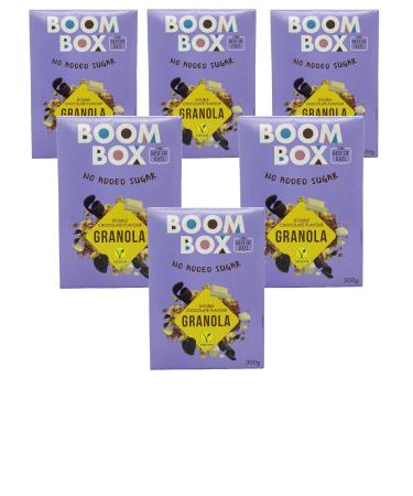 BOOM BOX Double Chocolate Oat Granola - 300g Decadent Chocolate Bliss