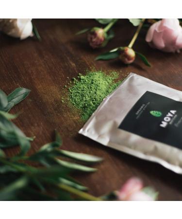 Organic Moya Matcha Tea Green Powder 100g - Premium Ceremonial Grade from Uji Japan | Ideal for Japanese Tea Ceremony | Vegan & Vegetarian Friendly - Buy Online on SooperMarket.com