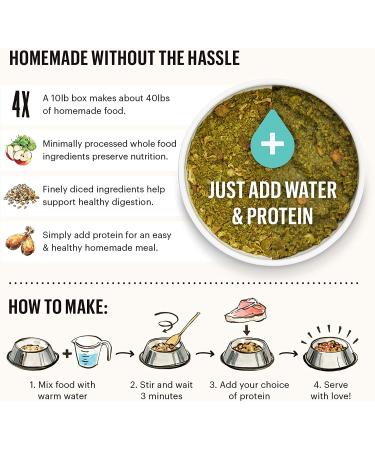 The Honest Kitchen Dehydrated Grain-Free Dog Food Mix 7lb - Just Add Protein, Water, Fruits & Veggies - Buy Online on SooperMarket.com