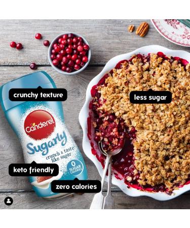 Canderel Sugarly Crunchy Sweetener 6 x 275g - Natural Zero-Calorie Sugar Substitute - Buy Online on SooperMarket.com