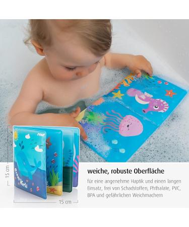 Reer MyHappyBath Book - Magical Color Changing & Squeaky Bath Toy for Kids | International Shipping - Buy Online on SooperMarket.com