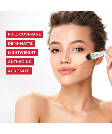 Mirabella Invincible HD Liquid Foundation - Anti-Aging Full Coverage Makeup for All Skin Types (Medium M150) - Moisturizing & Lightweight Foundation for Lasting Beauty - Buy Online on SooperMarket.com
