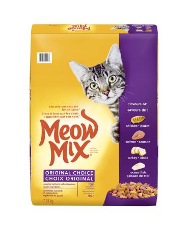 Meow Mix Dry Cat Food Original Choice 7.25kg Bag