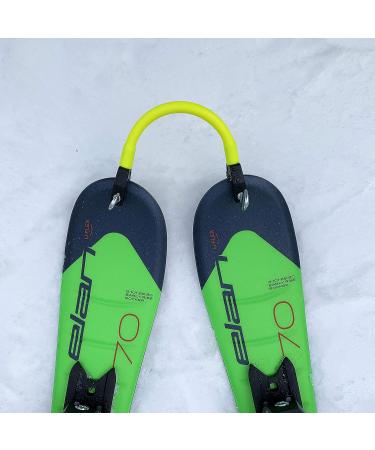Edgie Wedgie Kids Ski Tip Connector - Yellow | Easy-to-Use & Durable - Buy Online on SooperMarket.com