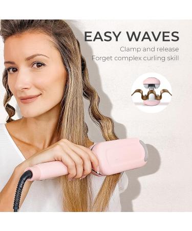 TYMO ROVY 1.25 Inch Waver Curling Iron - Beach Waves Curling Wand with Ceramic 3 Barrel Ionic Deep Waver Dual Voltage Anti-Scald for Effortless Styling - Perfect Hair Crimper for Women - Buy Online on SooperMarket.com