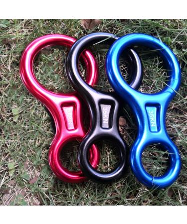 Azarxis 35kN Figure of Eight Descender - Blue Climbing Gear for Outdoor Recreation | International Shipping - Buy Online on SooperMarket.com