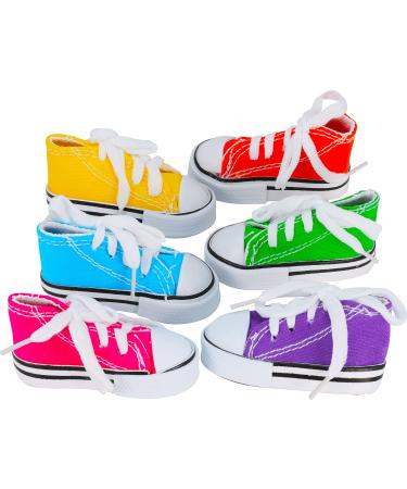 Bonka Bird Toys Sneakers Cotton Colorful Versatile Chew Parrot Budgie Finch Quaker Dove Parrotlet (6) Sneakers
