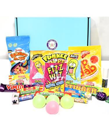 Classic Retro Vegan Sweets Mini Letter Box Treat Gift Box - Filled with Sweet Classics. Ideal Token Gift for Birthdays Christmas Get Well Soon & a little treat just for you!