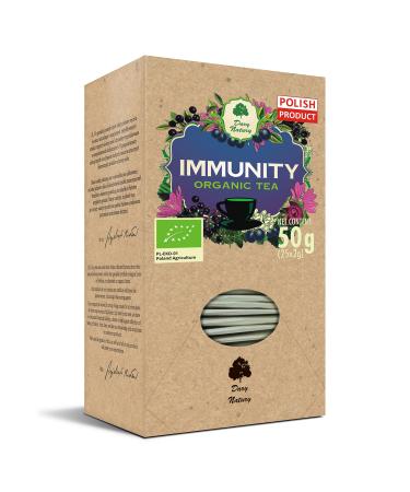 Immunity Organic herbal Tea/Cold and Flu/BIO (25 x 2 g) - DARY NATURY