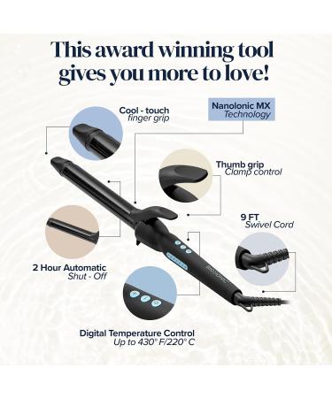 Bio Ionic Long Barrel Styler - Soft Amethyst 1 Inch | International Shipping Available - Buy Online on SooperMarket.com