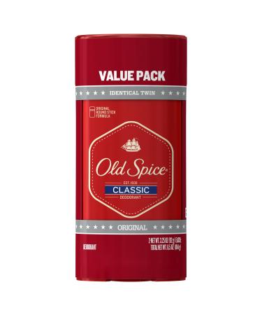 Old Spice Classic  3.25 Oz  2 Ct