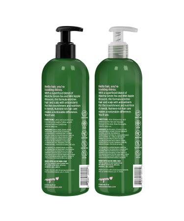 Not Your Mother's Naturals Matcha Green Tea Shampoo & Conditioner Dual Pack - 15.2 fl oz + 16 fl oz - Wild Apple Blossom - Pack of 1 - Buy Online on SooperMarket.com