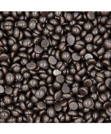 Hard Wax Beans Chocolate by Paparuna 100g Bag Wax Warmer Beads - for Hair Removal Bikini/Body/Leg/Back/Face/Chest/Facial/Eyebrow/Nose/Brazilian - Buy Online on SooperMarket.com
