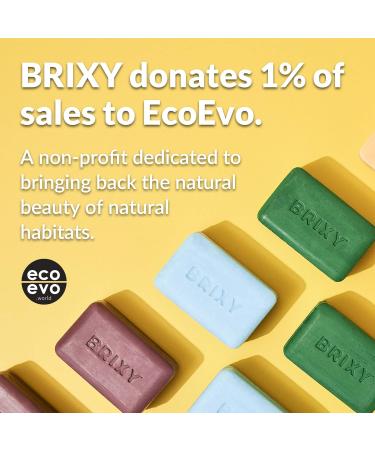 BRIXY Balancing Shampoo & Conditioner Bar Set | Moisturizing Body Wash Bar | Controls Oil Hydrates All Hair Types | pH Balanced Color Safe Vegan Citrus - Buy Online on SooperMarket.com