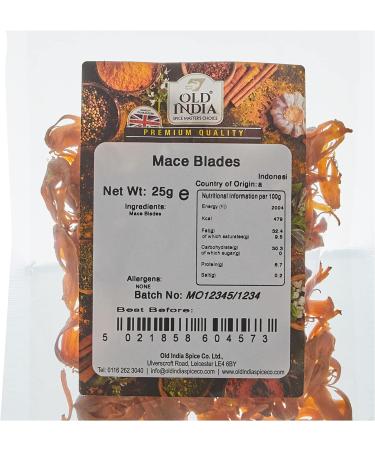 Old India Mace Blades 25g - Exotic and Aromatic Spice - Pack of 1 - Buy Online on SooperMarket.com