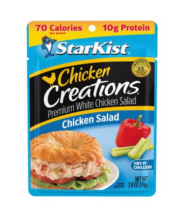 StarKist Chicken Creations, Chicken Salad, 2.6 oz Pouch (Pack of 12) Chicken Salad 2.6 Ounce (Pack of 12)