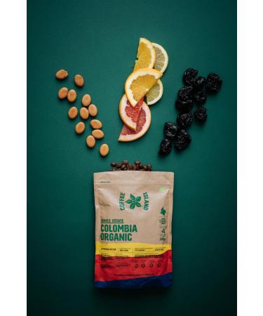 Coffee Island Single Estate Colombia Organic with Medium-Dark Roasting Prepacked 200g - Buy Online on SooperMarket.com