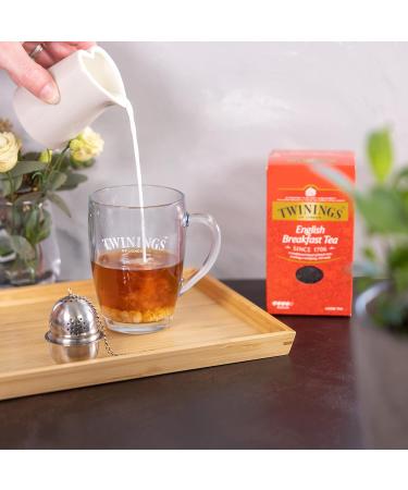 Twinings English Breakfast Tea - Strong Black Tea Leaves 200g Can | Premium Quality from Sri Lanka & India - Buy Online on SooperMarket.com
