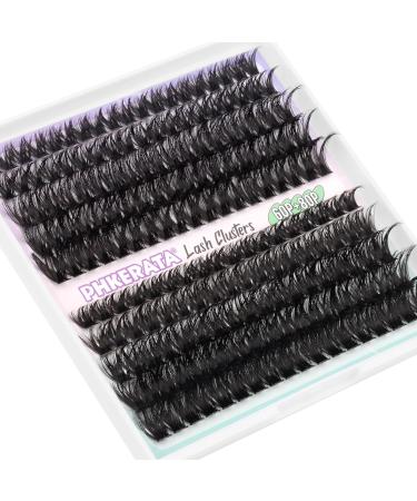 PHKERATA DIY Eyelash Extension Kit 8-16MM D Curl - 185Pcs Individual Lash Clusters with Glue, Tweezers, and Seal for Perfect Results - Buy Online on SooperMarket.com