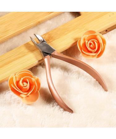 Rose Gold Nail Art Decorations Picker Rhinestone Remover Nail Cutter Scissors Manicure Tools - Buy Online on SooperMarket.com