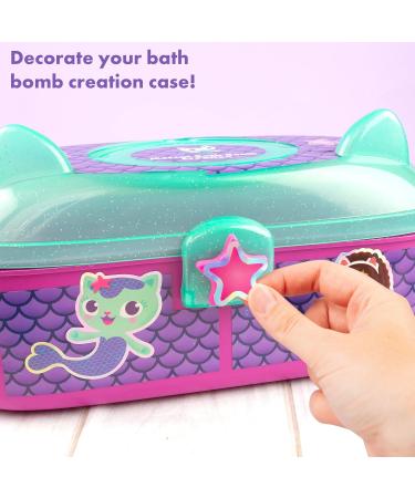 abeec Gabby's Dollhouse Bath Bomb Making Kit - Bath Bombs for Kids Activity Set - Make Your Own Bath Bombs - Bath Bomb Set with A Gabbys Dollhouse Carry Case - Bath Bomb Making Kit for Kids - Buy Online on SooperMarket.com