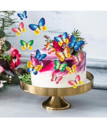 40 Edible Butterfly Decorations for Cakes - Tortendeko Birthday & Cake Decor - Buy Online on SooperMarket.com