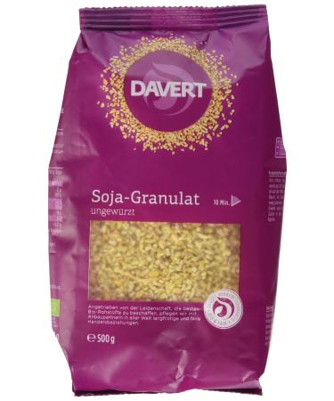 Davert Soya Granules Pack of 2 (2 x 500 g) - Organic