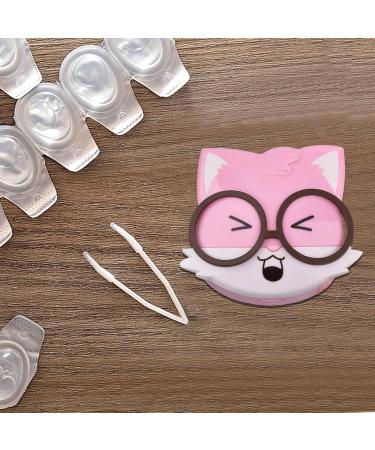 PEKMAR Cute Contact Lens Case - Portable Animal Cartoon Contact Glasses Storage Box Squirrel Cute Eye Contacts Organizer for Daily Use and Outdoor Traveling - Buy Online on SooperMarket.com