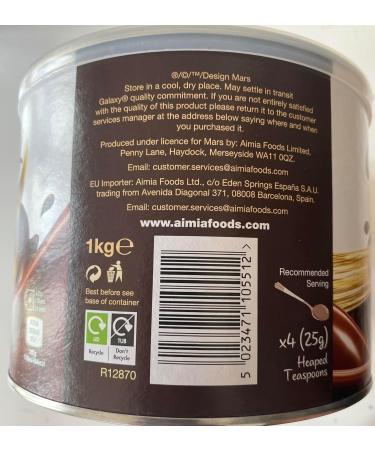 Galaxy Instant Hot Chocolate Powder 1kg - Buy Online on SooperMarket.com