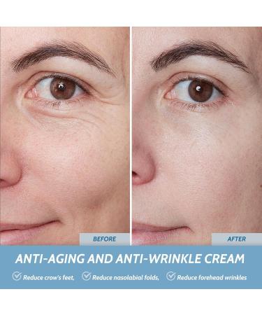 Trendyfave Peptide Moisturiser Anti Wrinkle Face Cream Nourishing Collagen Face Cream with Copper Peptide & Hyaluronic Acid Reduce Fine Line Moisturiser for Oily Skin Firming Beauty - Buy Online on SooperMarket.com