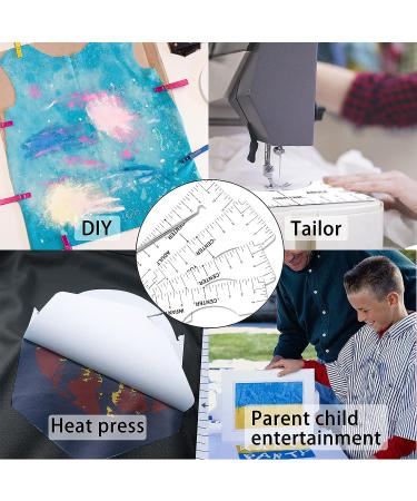 33pcs Vinyl Weeding Tools & T-Shirt Ruler Guide Set for DIY Heat Transfer Printing - Craft Tools for Silhouettes, Scrapbooking, Cutting & Splicing - Buy Online on SooperMarket.com