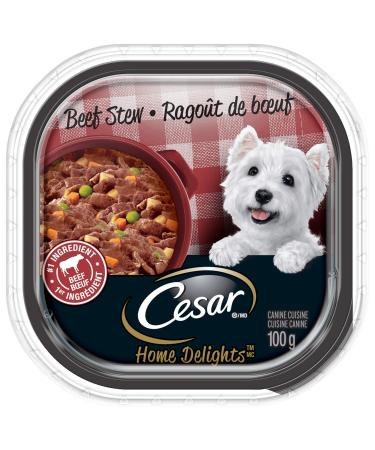 CESAR Home Delights Wet Dog Food - Beef Stew - 100g (24 Pack)