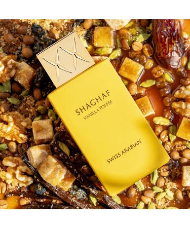 Swiss Arabian Shaghaf Vanilla Toffee - Arabian Perfume for Men and Women - Unisex Eau de Parfum - Dubai Long Lasting Perfume - Travel Size - 2.5 oz - Buy Online on SooperMarket.com