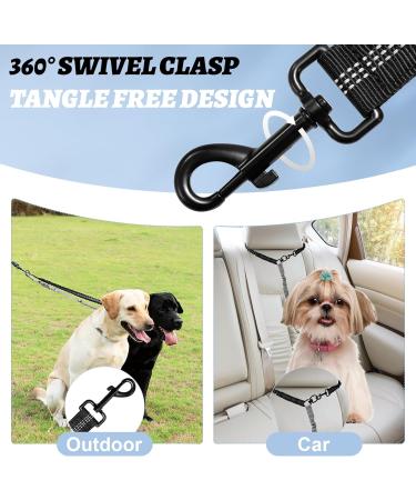 Double Dog Leashes - Reflective 360 Rotatable Adjustable for Training & Walking - International Shipping Available - Buy Online on SooperMarket.com
