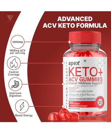 Apex Keto ACV Gummies Apex Apple Cider Vinegar Canada Keto Health Lifestyle Support Supplement Gummy Suppl ment de Style de Vie Sain C tog ne au Vinaigre de Cidre de Pomme Apex (60 Gummies) - Buy Online on SooperMarket.com