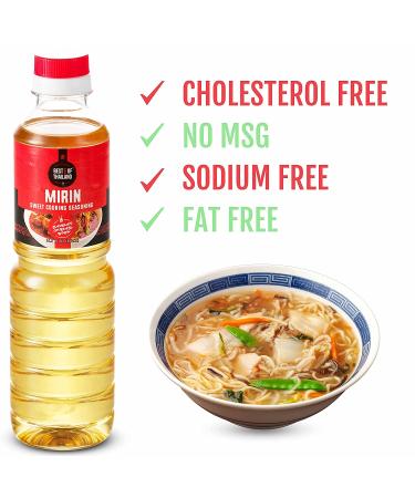 Thailand Mirin: Authentic Sweet Japanese Rice Wine for Cooking & Seasoning | 16.9 Fl Oz (Pack of 2) - Buy Online on SooperMarket.com