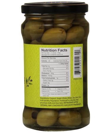 Divina Organic Pitted Green Olives 5.3 oz - Premium Quality, USDA Certified, Mediterranean Flavors - Buy Online on SooperMarket.com