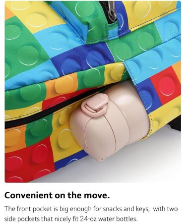 HotStyle TRENDYMAX Colorful Building Blocks Backpack - Two Sizes for School Girls, Boys & Preschool Kids - Buy Online on SooperMarket.com