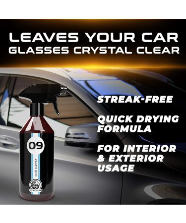 Vehiculux Glass Cleaner Spray - Car Cleaning Kit: Ideal Window Cleaner Spray for Window Cleaning Equipment - Window Cleaner Tool for Window Cleaning Kit - Alternative to Window Vacuum Cleaner 500ml - Buy Online on SooperMarket.com