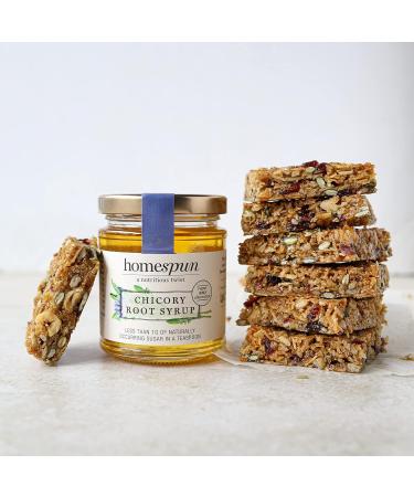 Homespun Chicory Root Syrup - Keto & Low Carb Sweetener - Vegan Honey Alternative - High Prebiotic Fiber - Diabetic Friendly - Plant Based - 2x 200g Glass Jars - Buy Online on SooperMarket.com