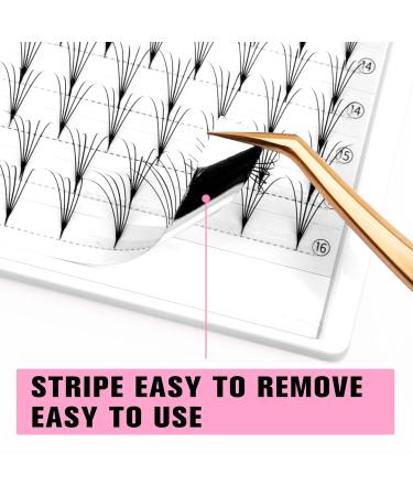 VEYES INC 5D Ellipse Flat Eyelash Extensions - Premade Fans 0.15 D Curl Mixed Length Tray (9-16mm) | Professional Salon Use - Buy Online on SooperMarket.com