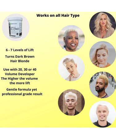 White Lightening Powder 30 Volume Bleach Kit with 9% Developer - 1.1lb Tub - Buy Online on SooperMarket.com