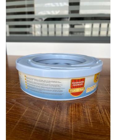 Moms Aide 4 Refill Cassettes - Compatible with Angelcare Diaper Genie & Litter Loose II | International Shipping Available - Buy Online on SooperMarket.com