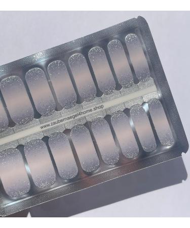 Zaubern gel4Home Nail Foils - 16 Piece Blue Babyboom Glitter Nail Wraps for Stunning Nails - Buy Online on SooperMarket.com