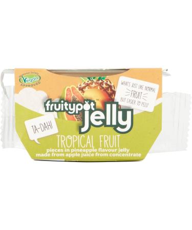 Fruitypot Tropical Fruit in Pineapple Jelly 18 x 120g Pots - Delicious Tropical Fruit in Pineapple Flavour Jelly packs - Buy Online on SooperMarket.com