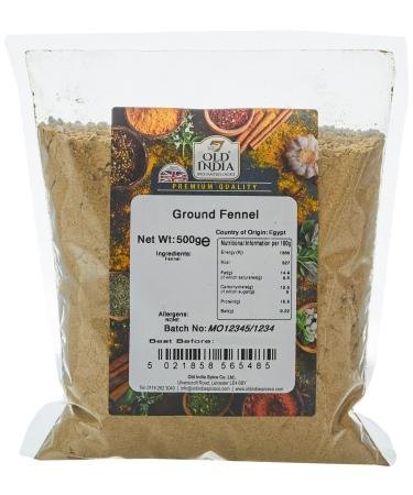 Old India Ground Fennel 500 g 500 g (Pack of 1)
