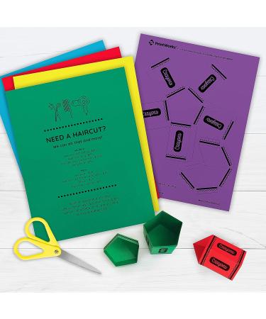Printworks Bright Cardstock  65 lb  4 Assorted Bright Colors  FSC Certified  Perfect for School and Craft Projects  50 Sheets  8.5  x 11  (00682) Bright Single Cardstock - Buy Online on SooperMarket.com